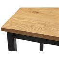 Барный столик Uncesura, натурального цвета, MDF/металл, H105х120х60см