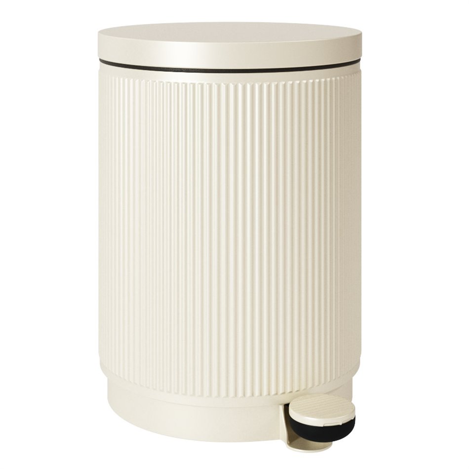 Garbage softclose Onix, beige, 5L, 27.2x20.5cm H28.2cm