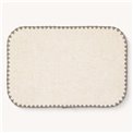 Placemat SET TABLE SANDRINE Grey, beige/grey, 45x30cm
