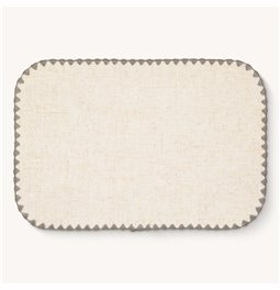 Stalo padėklas SET TABLE SANDRINE Grey, smėlio/pilka sp., 45x30cm