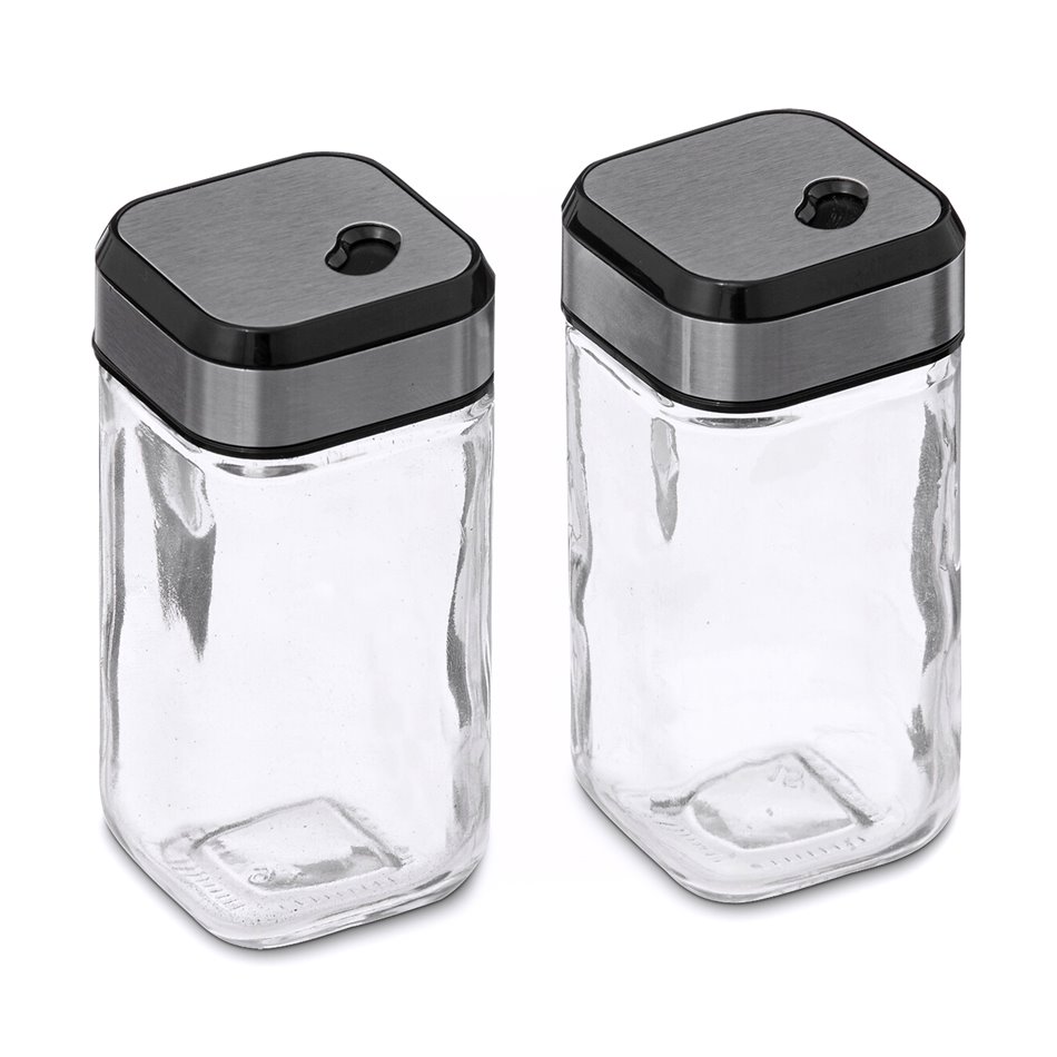 Salt and pepper set, H10x4.5x4.5cm