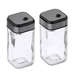 Salt and pepper set, H10x4.5x4.5cm
