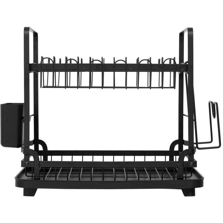 Dish draines Black Edition, 2-tier, black, H30x49.5x37cm