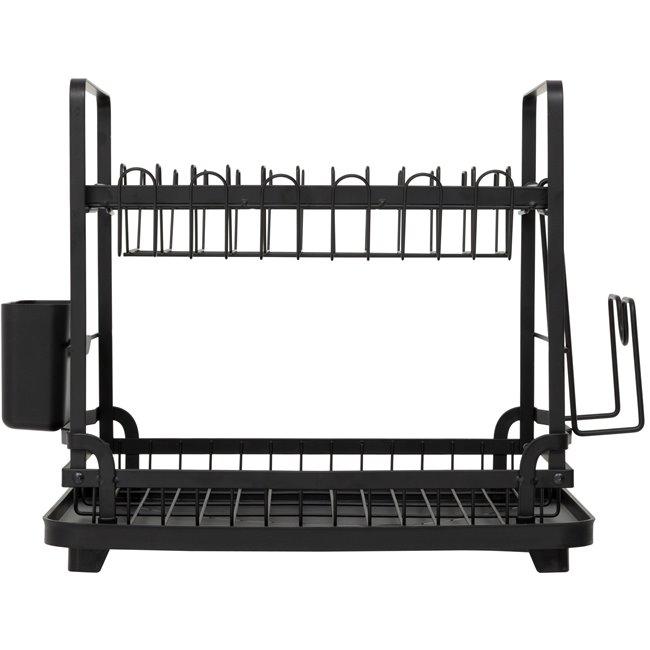 Dish draines Black Edition, 2-tier, black, H30x49.5x37cm