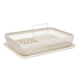 Dish drainer Mayaj, beige, H13.5x43x32cm