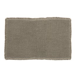 Honeycomb rug green, gray-green color, 50x80cm