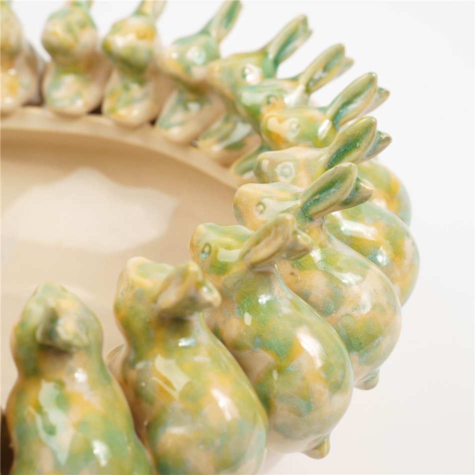 Decorative tray Little Bunny, H15cm, D37.5cm