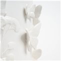 Vase Butterfly, white, H33.5cm, D24cm