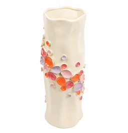 Vase Coloured dots I, H39.5cm, D14.5cm