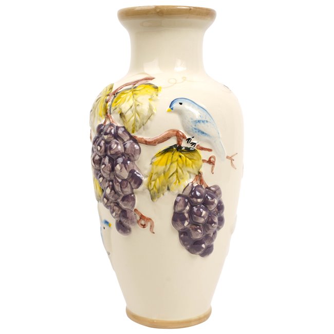 Vase Grapes, H38.2cm, D20cm