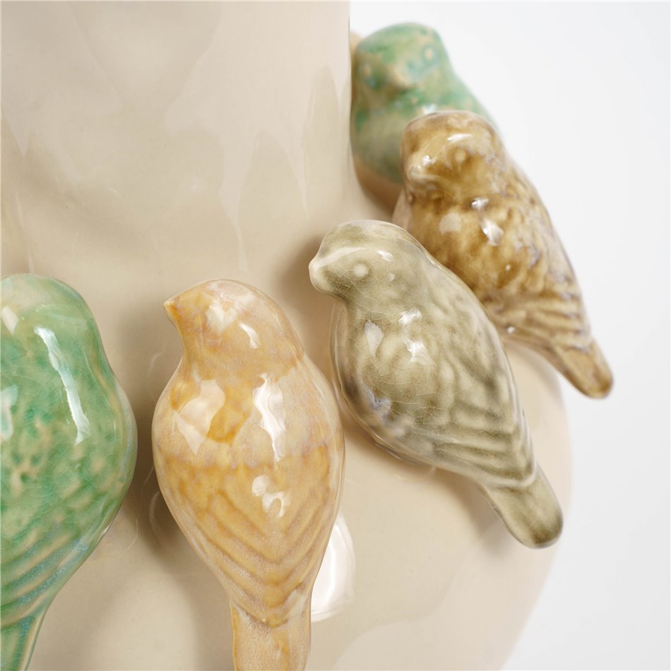 Vase Little Birds, H41cm, D27.7cm