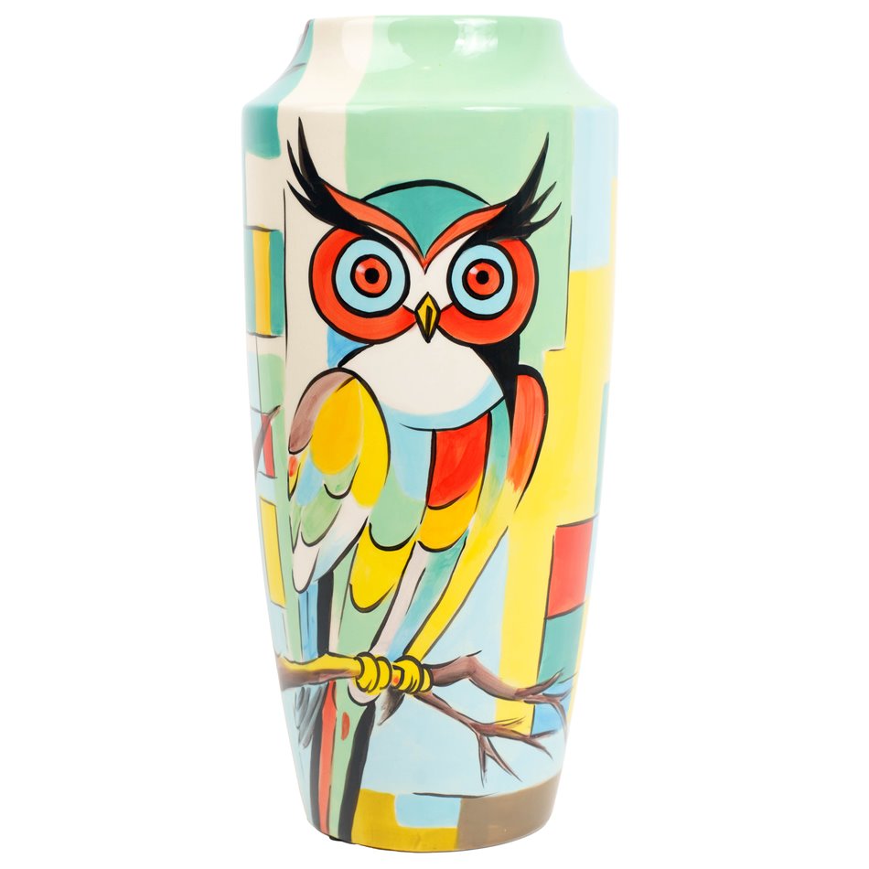 Vase Owl, H40cm, D18.5cm