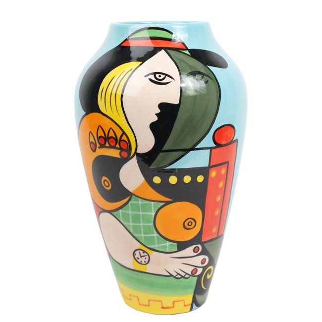 Vase Woman from Malaga, H37.5cm, D23cm