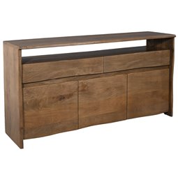 Sideboard Sady, 3 doors/2 drawers, mango wood, H90x170x45cm