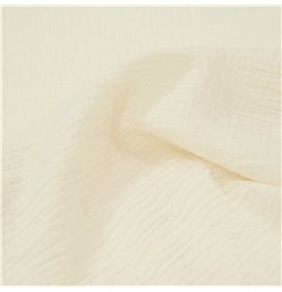 Staltiesė Gaze, šiltai balta sp., medvilnė, 150x250cm