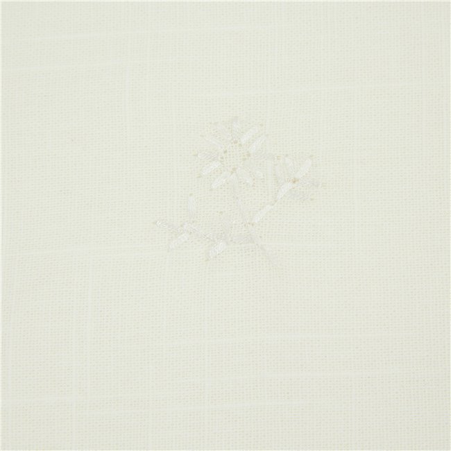 Staltiesė JOY SLUB, balta sp., medvilnė, 150x250cm