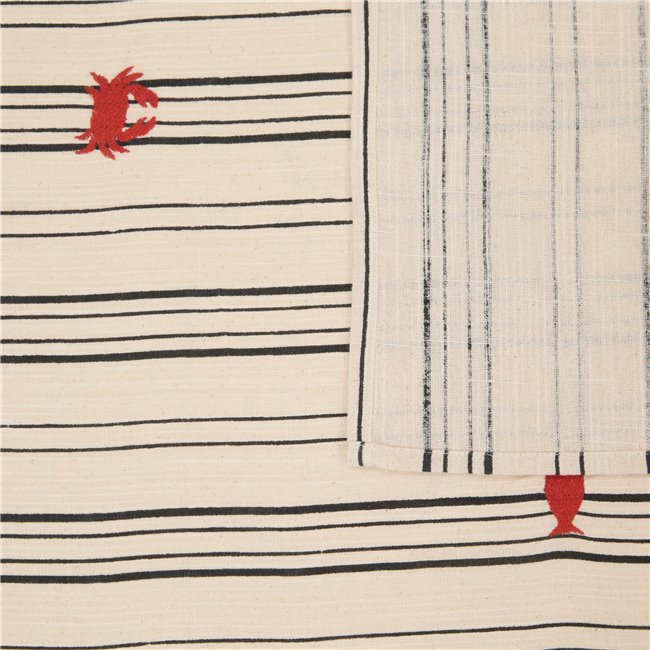 Tablecloth Oceania ray, cotton, 150x250cm