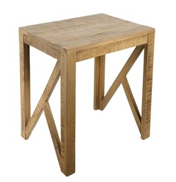 Side table Saggo L, mango wood, 45x35cm H50cm