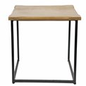 Side table Sagora M, mango wood/metal, 37x28cm H38cm