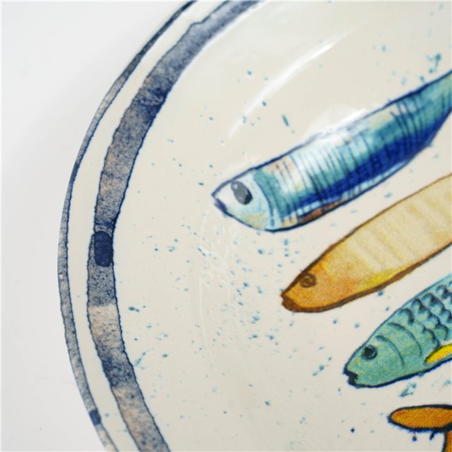 Deep plate PEIXE Pasta, D29cm, H6cm