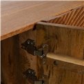 Sideboard Bailey 3D brown, mango wood/MDF/metal, H75x38x160cm