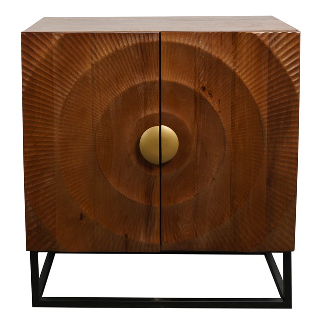 Буфет Bailey Compact brown, мангового дерева/MDF/металл, H76x71x36cm