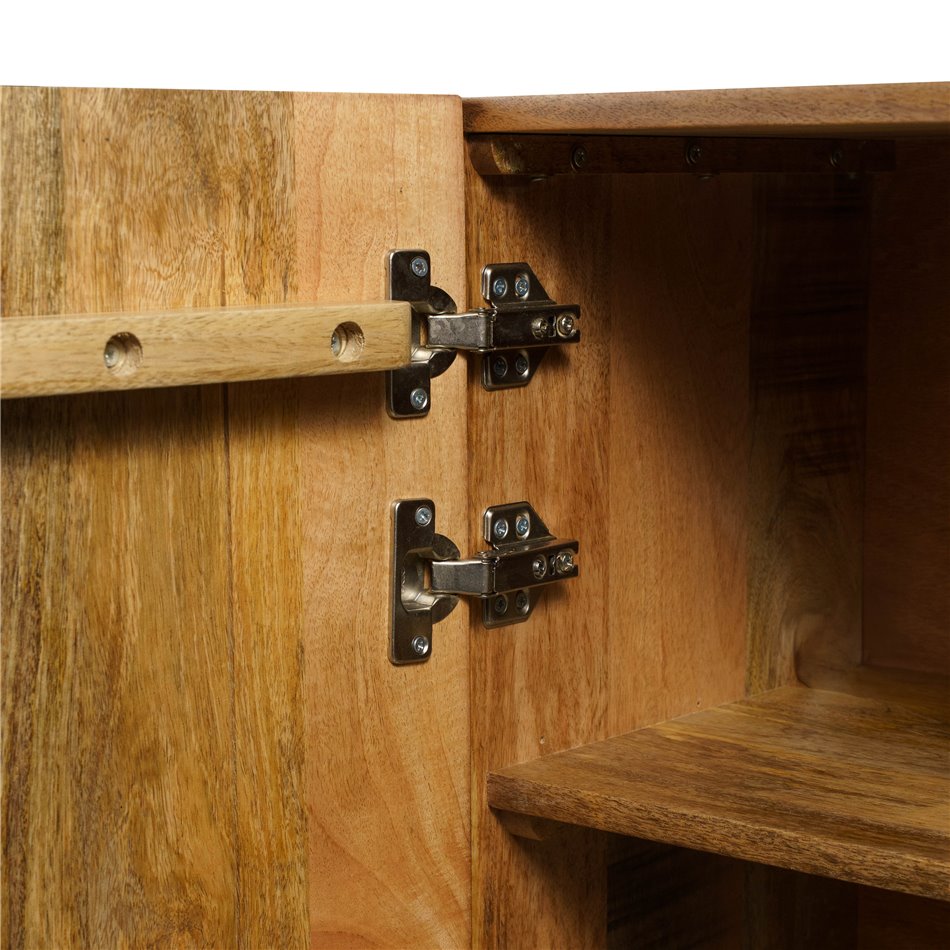 Буфет Bailey Compact brown, мангового дерева/MDF/металл, H76x71x36cm