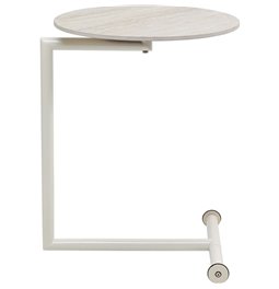 Šoninis staliukas Easy Living Greige, MDF/plienas, 49x46cm H64cm