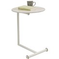 Side table Easy Living Greige, MDF/steel, 49x46cm H64cm