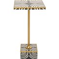 Side table Zebra, MDF/steel, 25x25cm H50cm