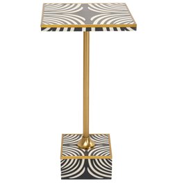 Side table Zebra, MDF/steel, 25x25cm H50cm