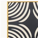 Side table Zebra, MDF/steel, 25x25cm H50cm