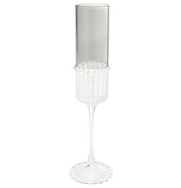 Taurė šampanui Noelle, pilka sp., 175ml, H25cm, D7cm