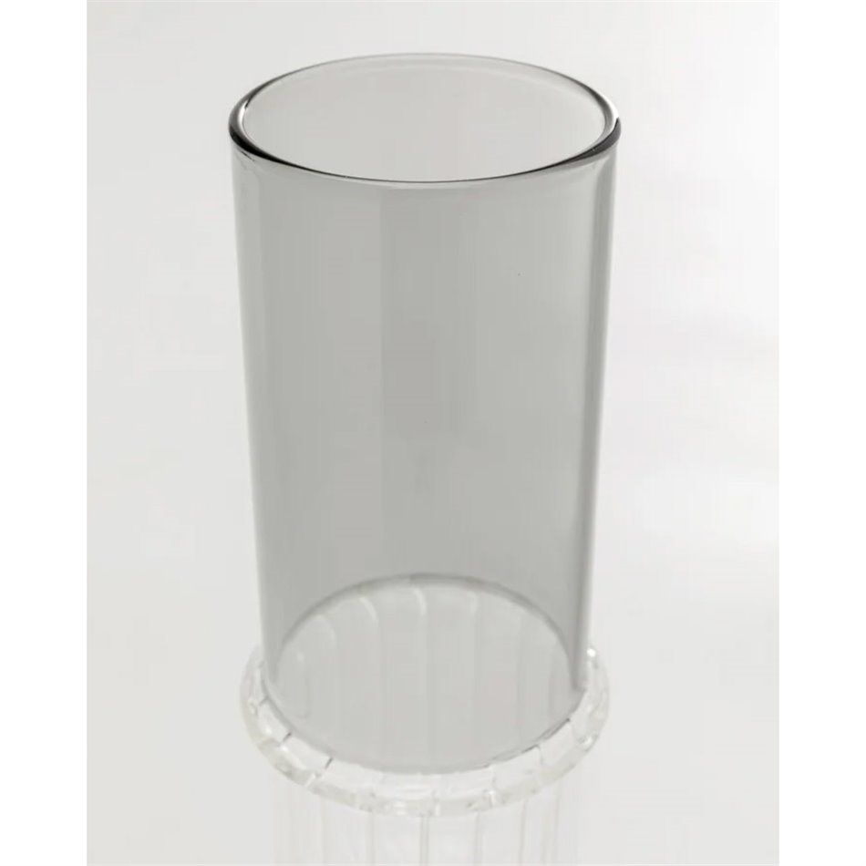 Champagne glass Noelle, grey, 175ml, H25cm, D7cm