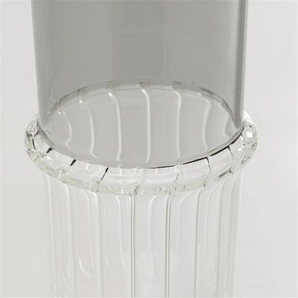 Champagne glass Noelle, grey, 175ml, H25cm, D7cm