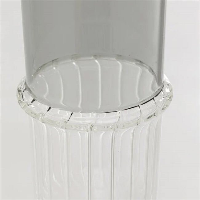 Champagne glass Noelle, grey, 175ml, H25cm, D7cm