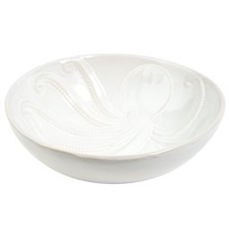Dubuo Polipo, balta sp., keraminė, D25.5cm H8cm