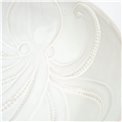 Bowl Polipo, white, ceramic, D25.5cm H8cm
