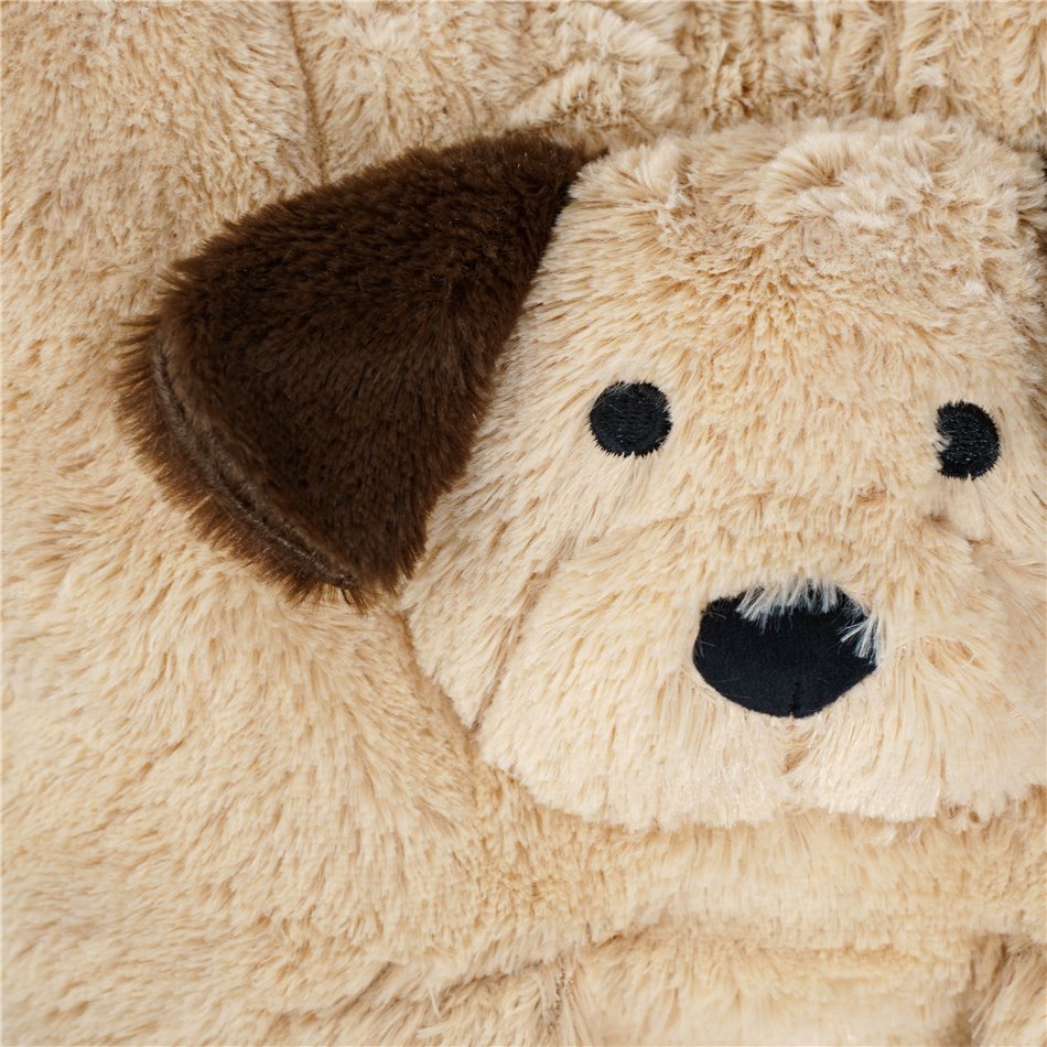 Decorative pillow and plaid Noah, 32x32x17cm