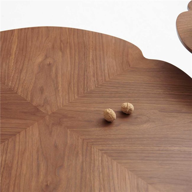 Coffee table Wallern, MDF/metal, D85cm H35cm