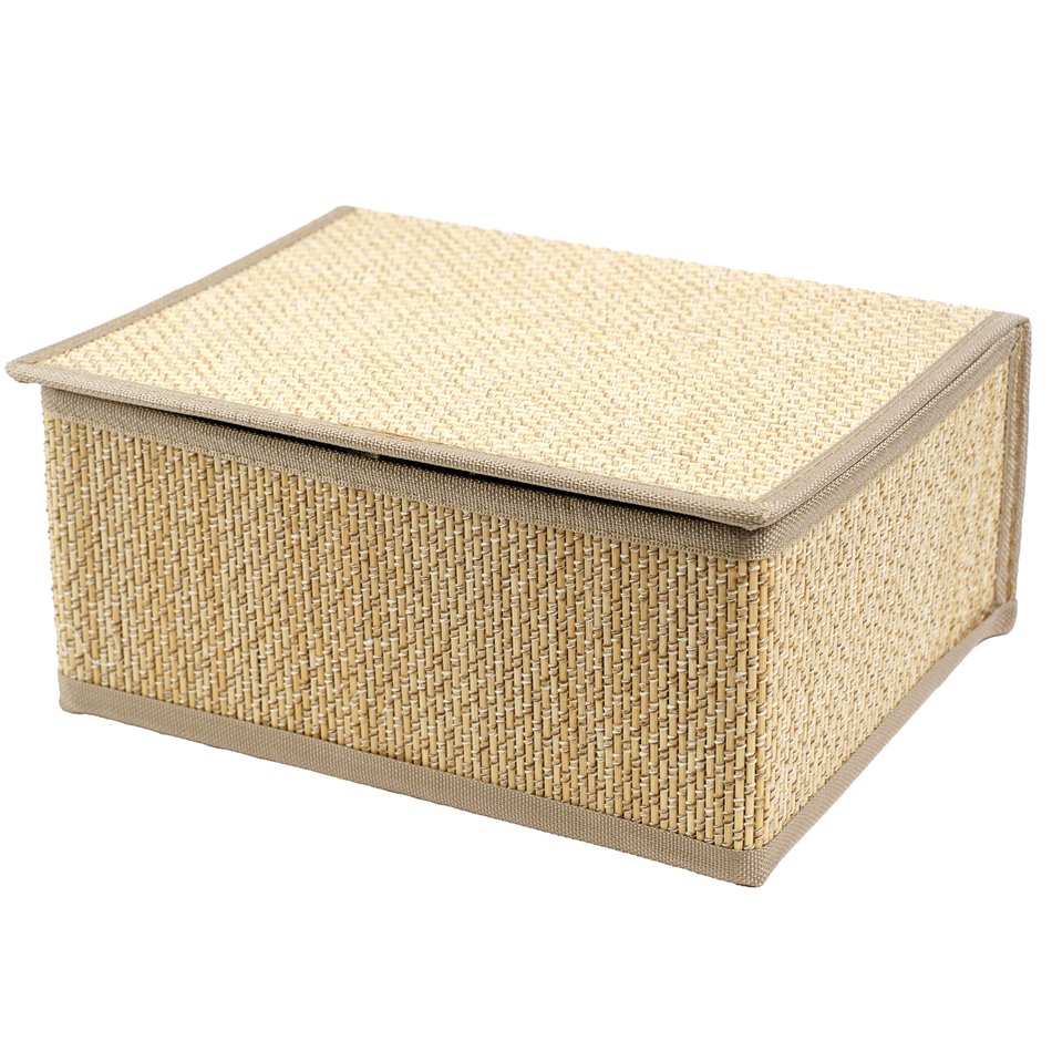 Basket Stemy M, bamboo, H13.5x22x29cm
