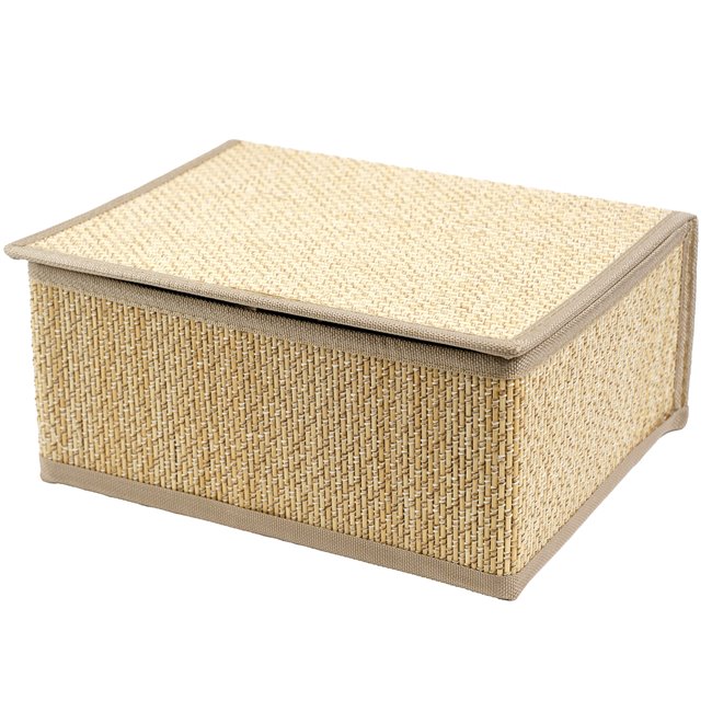 Basket Stemy M, bamboo, H13.5x22x29cm