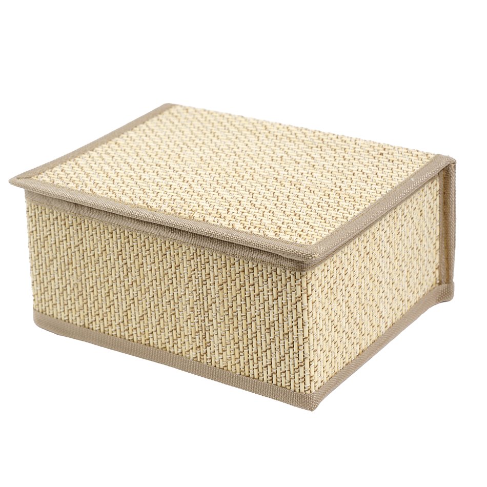 Basket Stemy S, bamboo, H11.5x18x24cm