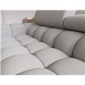 Corner sofa Elferlo R, sleeping function, Sola 04, grey, H93x285x181cm