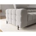 Corner sofa Elferlo R, sleeping function, Sola 04, grey, H93x285x181cm