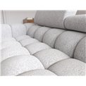 Corner sofa Elferlo R, sleeping function, Pellerito 03, grey, H93x285x181cm