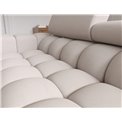 Corner sofa Elferlo R, sleeping function, Sola 18, beige, H93x285x181cm
