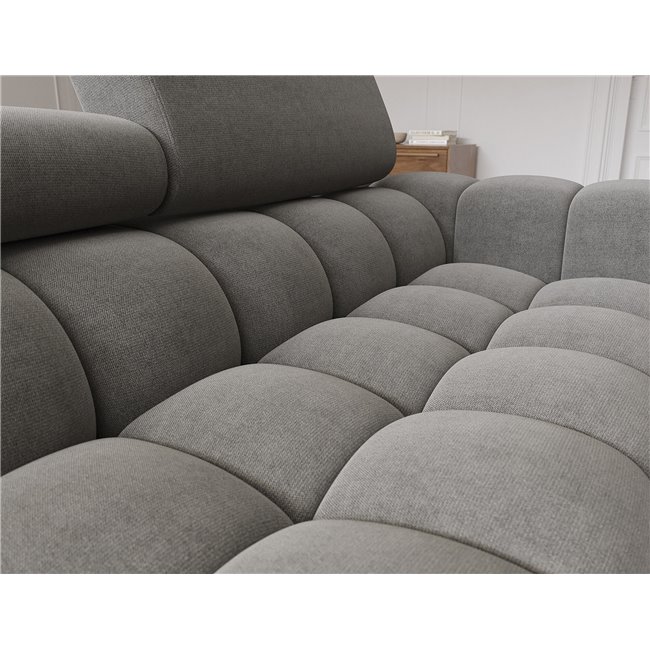 Corner sofa Elferlo L, sleeping function, Sola 06, dark grey, H93x285x181cm