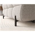 Corner sofa Elferlo L, sleeping function, Royal 20, boucle, beige, H93x285x181cm