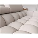 Corner sofa Elferlo L, sleeping function, Sola 18, beige, H93x285x181cm